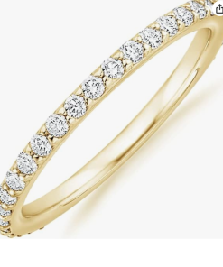 14K Gold Plated Eternity Ring